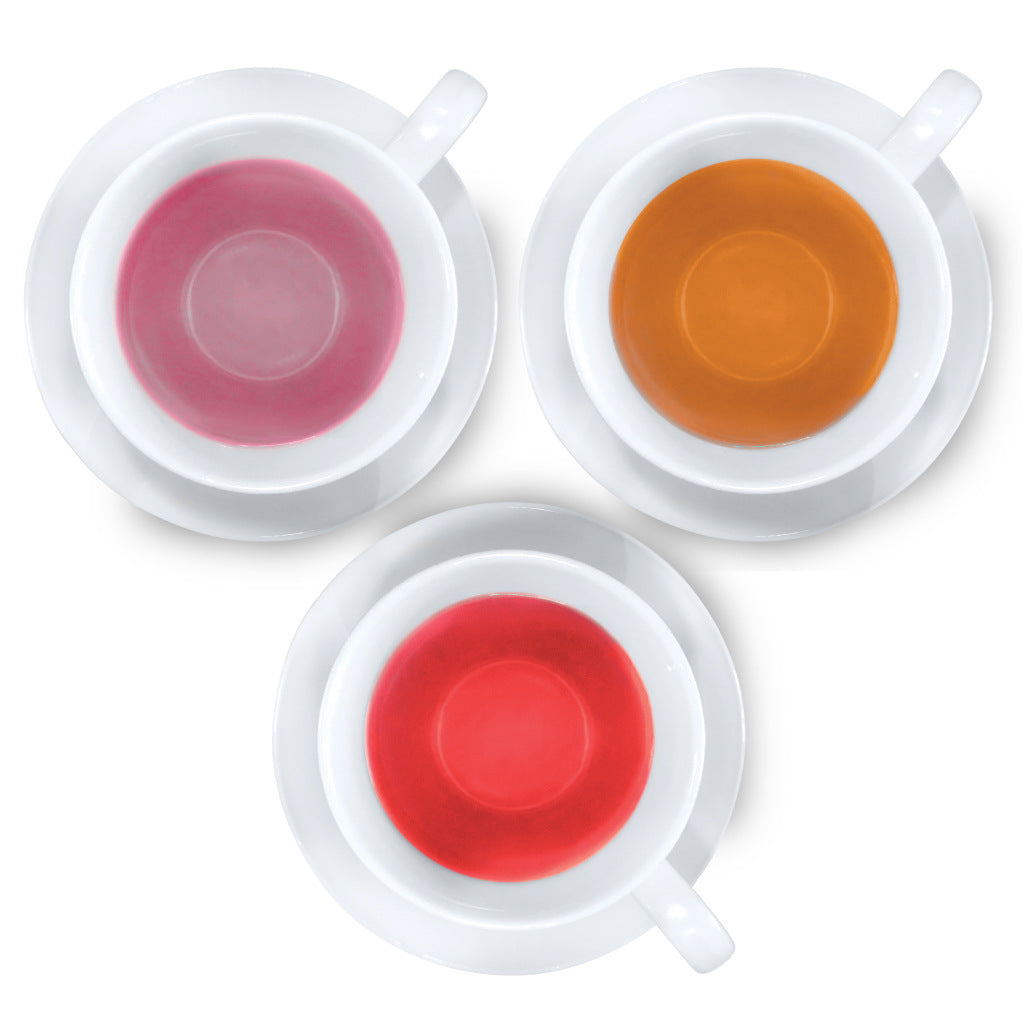 Trio Romance - Les thés FloralTea - Rose de Damas, Pavot et Fleur de Lys - le parfait cadeau de la Saint-Valentin