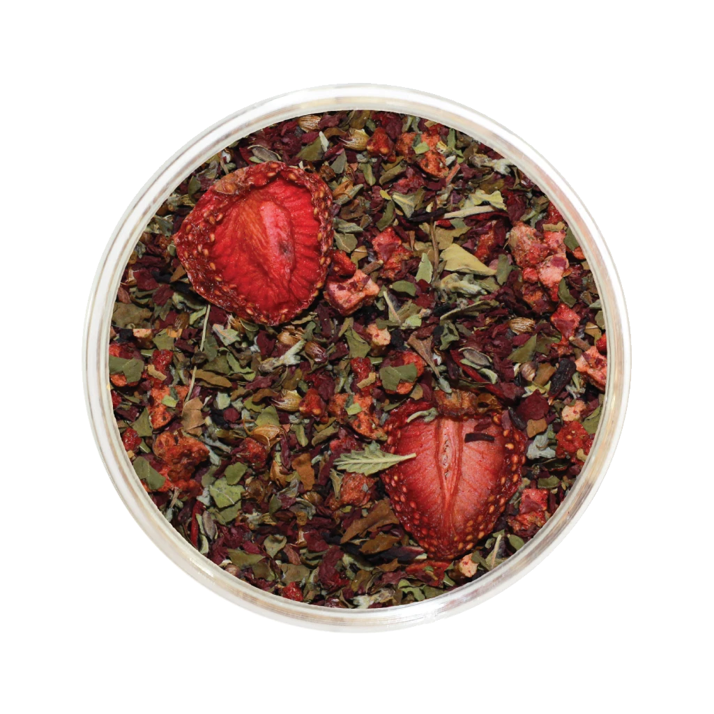 Mélange de tisane de pavot de Les thés FloralTea gourmet et santé fait à la main au Québec avec des plantes médicinales pour accroitre la résistance au stress et réduire l’agitation, reconnues aussi pour leurs propriétés toniques et aphrodisiaques. Végétalien, ingrédients naturels, biologiques ou sauvages, vrac ou sachet compostable.