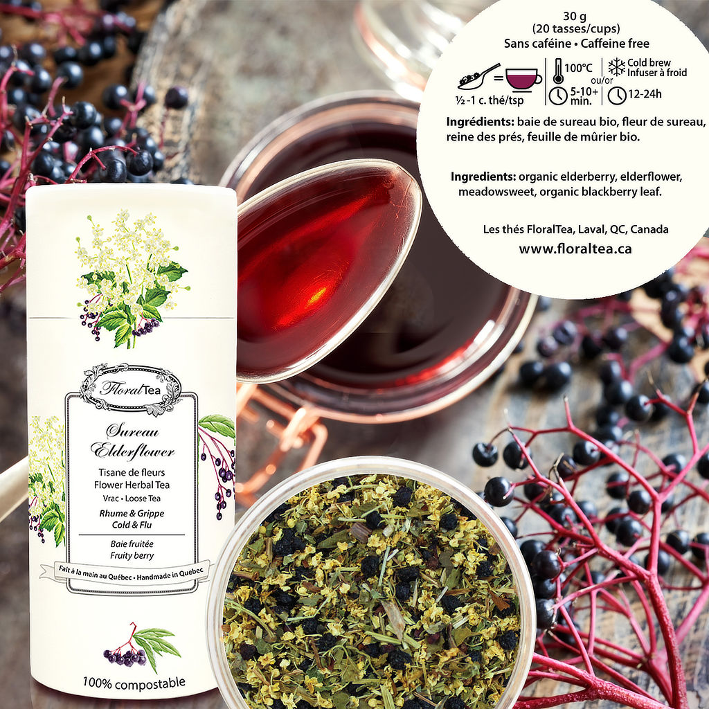 Trio des fêtes de Noël - Tisane de sureau - Les thés FloralTea