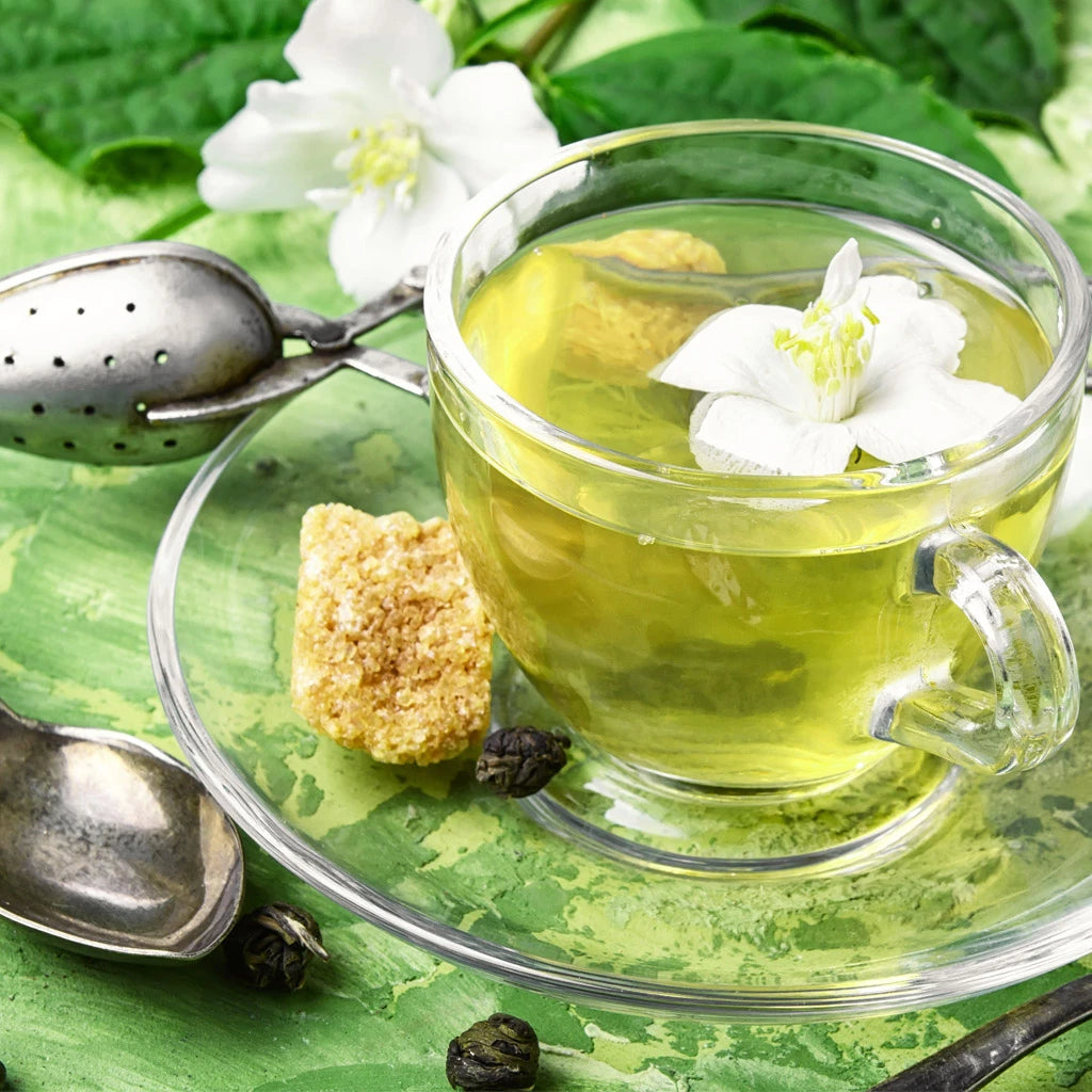Jasmine Green Tea - Antioxidant & Soothing | Les Thés FloralTea Jasmine Green Tea - Antioxidant & Soothing | Les Thés FloralTea